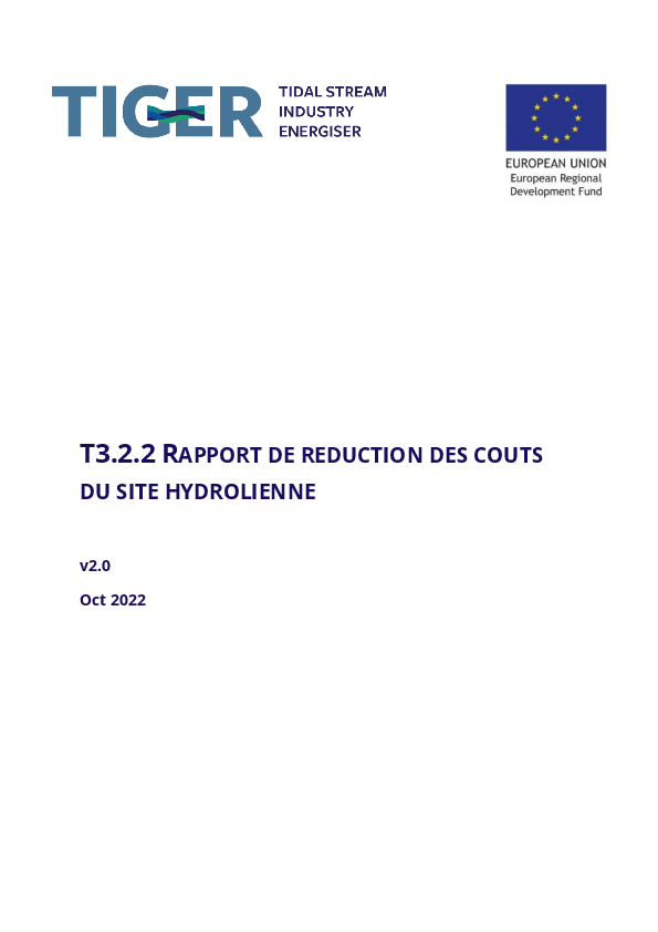Tidal Stream Site Cost Reduction Report  - French version .pdf